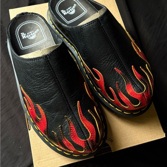 Dr. Martens Shoes - Dr. Martens San Flame Mules